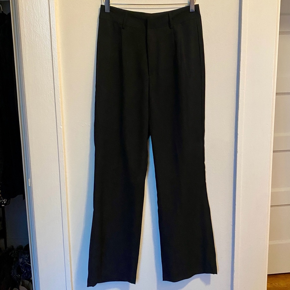 Classic Black Wide-Leg Trousers-- ***BUNDLE 3+ FOR JUST $5 EACH***"